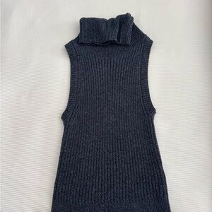 Abercrombie & Fitch Navy Knit Turtleneck